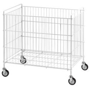 Diamond Laundry basket on castors, folding stool Diamond Laundry basket on castors, folding stool