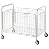 Diamond Laundry basket on castors, folding stool