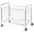 Diamond Laundry basket on castors, folding stool