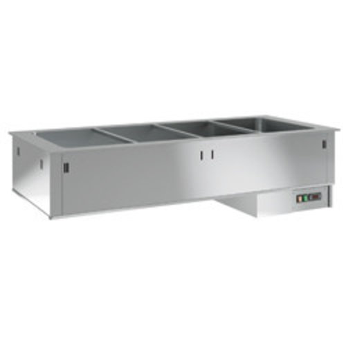 Diamond Built-in Electric Bain Marie, 1-Chamber, 5 x GN 1/1, 5 kW Diamond Built-in Electric Bain Marie, 1-Chamber, 5 x GN 1/1, 5 kW