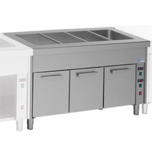 Diamond Floor model Electric Bain Marie, 1-Chamber, 4 x GN 1/1, 4,6 kW Diamond Floor model Electric Bain Marie, 1-Chamber, 4 x GN 1/1, 4,6 kW