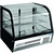 Saro Refrigerated Display Rectangular, 115 L, from 2°C to 10°C, Countertop, Black-Silver