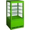 Saro Refrigerated Display Square, 68 L, from 0°C to 12°C, Countertop, Ventilated, Green Saro Refrigerated Display Square, 68 L, from 0°C to 12°C, Countertop, Ventilated, Green