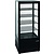 Saro Refrigerated Display Square, 98 L, from 0°C to 12°C, Countertop, Black