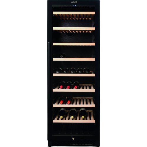 Saro 1-Door Wine Cooler 537 L, 162 Bottles, from 5 °C to 20 °C, Hinged Door, Black Saro 1-Door Wine Cooler 537 L, 162 Bottles, from 5 °C to 20 °C, Hinged Door, Black