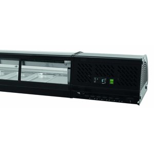 Saro Sushi or tapas Top Unit 5x 1/3 GN, 140W, from 0 to 6°C
