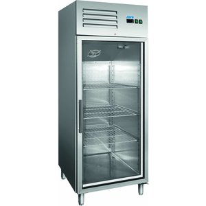Saro Glass Door Ventilated Refrigerator GN 2/1, 537 L, -2 °C to +8 °C Saro Glass Door Ventilated Refrigerator GN 2/1, 537 L, -2 °C to +8 °C