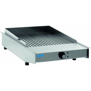 Saro Elektryczna płyta grillowa ryflowana, 3,4 kW, nastawna Saro Elektryczna płyta grillowa ryflowana, 3,4 kW, nastawna