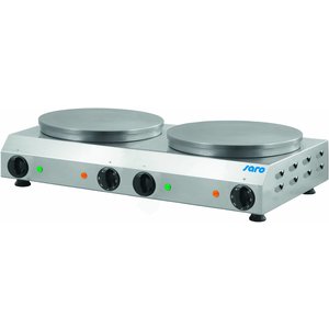 Saro Naleśnikarka PIERRE | 0/+300 °C | 4800W | 400V | 2xØ350mm Saro Naleśnikarka PIERRE | 0/+300 °C | 4800W | 400V | 2xØ350mm