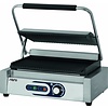 Saro Single Cast Iron Contact Grill, Grooved Grill Plate, 340 x 230 mm, 2,2 kW