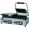 Saro Double Cast Iron Contact Grill, Grooved Grill Plate, 440 x 230 mm, 3,6 kW