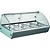 Saro Countertop Heating Display 4 x 1/3 GN, 46 L, 0,50 kW, from 30 to 90 °C, with Bent Glass, Silver