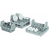 Saro Gray Set of Baskets Universal 500 x 500 x 100 mm