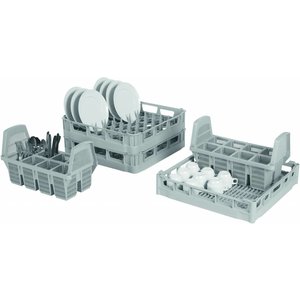 Saro Gray Set of Baskets Universal 500 x 500 x 100 mm