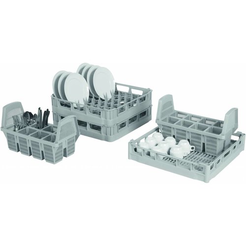 Saro Gray Set of Baskets Universal 500 x 500 x 100 mm Saro Gray Set of Baskets Universal 500 x 500 x 100 mm