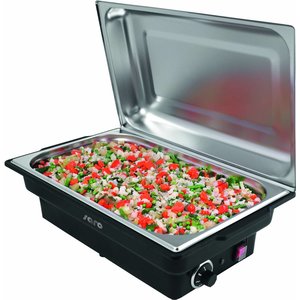 Saro Electric Chafing Dish with Removable Full Cover 3 L GN 1/1 Saro Electric Chafing Dish with Removable Full Cover 3 L GN 1/1