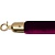Saro Rope for Barrier Post Ø38x1500 mm, Red with Golden Hooks