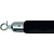 Saro Rope for Barrier Post Ø38x1500 mm, Black with Silver Hooks