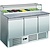 Saro Tripple Doors Pizza Prep Table, 444 L, Bottom-Mounted Compressor