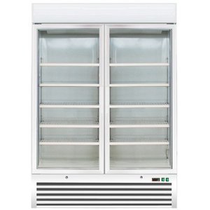 Saro Szafa mroźnicza wentylowana 2-drzwiowa przeszklona , 1078 L, -24 °C do -18 °C Saro Szafa mroźnicza wentylowana 2-drzwiowa przeszklona , 1078 L, -24 °C do -18 °C