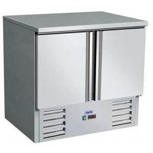 Saro Double Door Refrigerated Table from 2 °C to 8 °C, Bottom-Mounted Compressor Saro Double Door Refrigerated Table from 2 °C to 8 °C, Bottom-Mounted Compressor