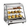 Saro Countertop Heating Display 120 L, 3-Level, 1,10 kW, from 30 to 90 °C, with Slanted Glass, Silver Saro Countertop Heating Display 120 L, 3-Level, 1,10 kW, from 30 to 90 °C, with Slanted Glass, Silver