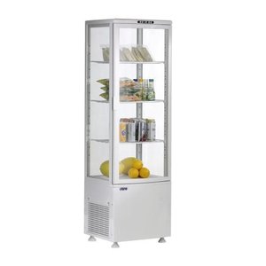 Saro Refrigerated Display Square, 235 L, from 0°C to 12°C, Stationary, White Saro Refrigerated Display Square, 235 L, from 0°C to 12°C, Stationary, White