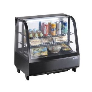 Saro Refrigerated Display Rectangular, 100 L, from 0°C to 12°C, Countertop, Black Saro Refrigerated Display Rectangular, 100 L, from 0°C to 12°C, Countertop, Black