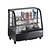 Saro Refrigerated Display Rectangular, 100 L, from 0°C to 12°C, Countertop, Black