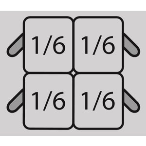 Saro Zestaw koszy do makaronu | E7/CPCEXA | 4 x GN 1/6 Saro Zestaw koszy do makaronu | E7/CPCEXA | 4 x GN 1/6
