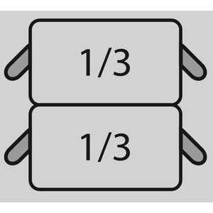 Saro SARO E7/CPCEXE Pasta basket set: 2 x 1/3 GN Saro SARO E7/CPCEXE Pasta basket set: 2 x 1/3 GN