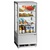 Bartscher Refrigerated Display Square, 78 L, from 2°C to 12°C, Countertop, Silver