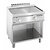 Bartscher Electric Griddle 720 x 445 mm, Smooth/Ribbed, 2 Heating Zones, 10 kW, 400V on Half-Open Base