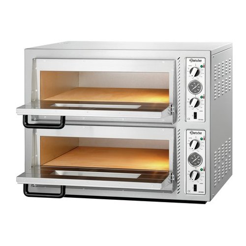 Bartscher Double Deck Electric Pizza Oven 10 kW, 8 x Ø 30 cm Bartscher Double Deck Electric Pizza Oven 10 kW, 8 x Ø 30 cm