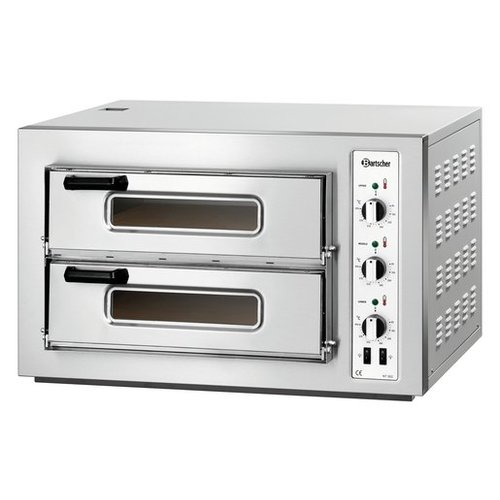 Bartscher Double Deck Electric Pizza Oven 6 kW, 8 x Ø 25 cm Bartscher Double Deck Electric Pizza Oven 6 kW, 8 x Ø 25 cm