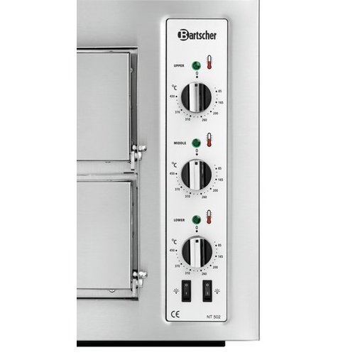 Bartscher Double Deck Electric Pizza Oven 6 kW, 8 x Ø 25 cm Bartscher Double Deck Electric Pizza Oven 6 kW, 8 x Ø 25 cm
