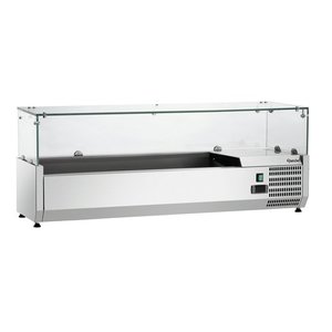 Bartscher Wyprzedaż - Nadstawa chłodnicza GL4 5 x 1/4 GN | 0 °C - 10 °C | 166W | 230V | 1200x345x(H)425mm Bartscher Wyprzedaż - Nadstawa chłodnicza GL4 5 x 1/4 GN | 0 °C - 10 °C | 166W | 230V | 1200x345x(H)425mm