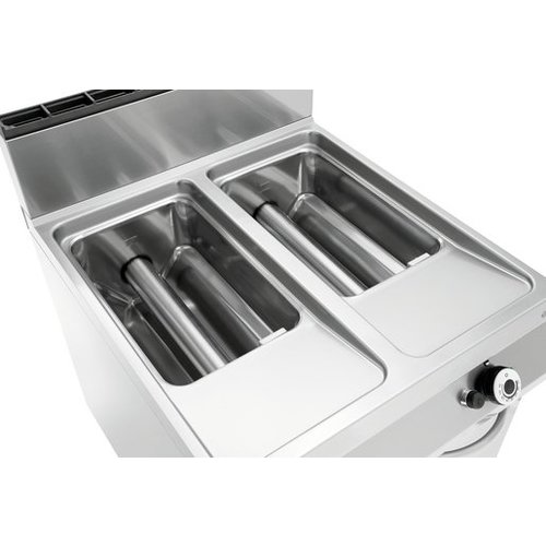 Bartscher Frytownica gazowa 2-komorowa stacjonarna 2 x 20 L, 36 kW