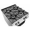 Bartscher Gas Cooker with 4 Burners on an Open Base, 24,5 kW