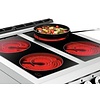 Bartscher Electric Cooker z 4 Hot Zones and Electric Oven GN 2/1, 21,6 kW Bartscher Electric Cooker z 4 Hot Zones and Electric Oven GN 2/1, 21,6 kW