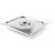 Hendi Stainless Steel Gastronorm Lid 2/3 Notched