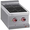 Diamond Countertop Double Induction Cooker  ø 220 mm, 7 kW