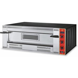 GGF Piec do pizzy 1-komorowy gazowy 21,1 kW, 9 x Ø 36 cm