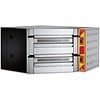 GGF Piec do pizzy 2-komorowy elektryczny 23,6 kW, 14 x Ø 36 cm, 230 V
