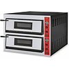 GGF Piec do pizzy 2-komorowy elektryczny 18 kW, 12 x Ø 36 cm, 230 V, rustykalny GGF Piec do pizzy 2-komorowy elektryczny 18 kW, 12 x Ø 36 cm, 230 V, rustykalny