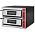 GGF Piec do pizzy 2-komorowy elektryczny 18 kW, 12x Ø 36 cm, 230 V