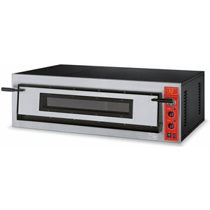GGF Piec do pizzy 1-komorowy elektryczny 9 kW, 6 x Ø 36 cm, 230 V