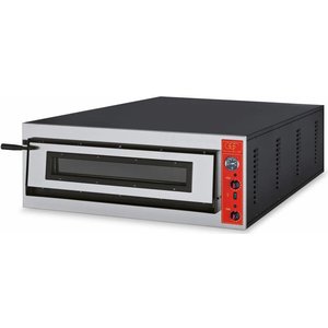 GGF Piec do pizzy 1-komorowy elektryczny 12,8 kW, 12 x Ø 30 cm, 230 V