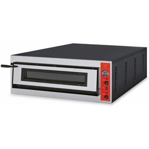 GGF Piec do pizzy 1-komorowy elektryczny 12,8 kW, 12 x Ø 30 cm, 230 V