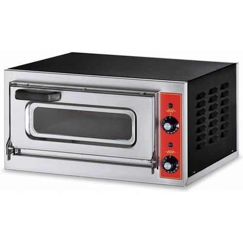GGF Piec do pizzy 1-komorowy elektryczny 2200 W 1 x Ø 40 cm, z szybą GGF Piec do pizzy 1-komorowy elektryczny 2200 W 1 x Ø 40 cm, z szybą
